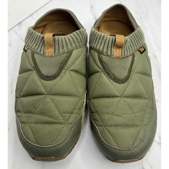Teva Shoes - Teva Women's Ember Moc Quilted Comfort Low Top Shoes in Green